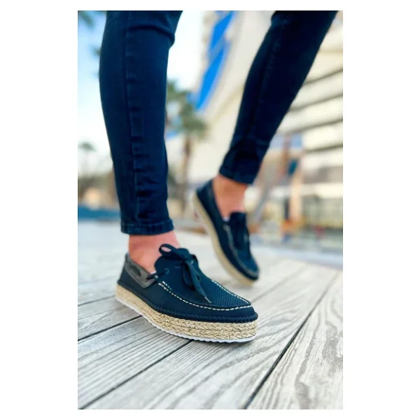 CH311 Espadril Erkek Ayakkabı SIYAH - Görsel 3