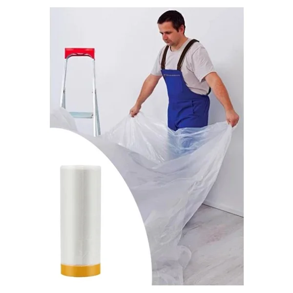 Petinka Boya Badana Eşya Koruma Yapışkanlı Hışır Örtüsü 280cm X 15m - Görsel 8
