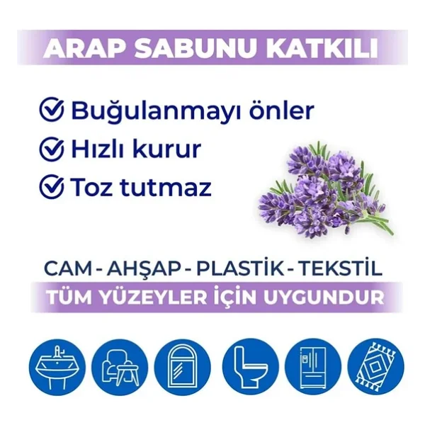 Bingo Arap Sabunu Katkılı Yüzey Temizlik Havlusu 96 Yaprak 2'li - Görsel 6