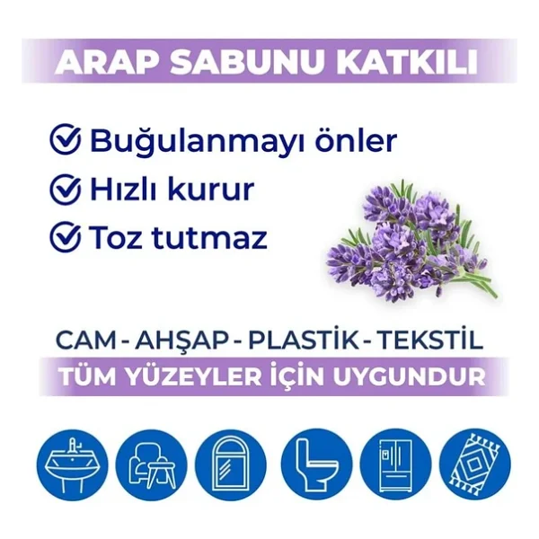 Bingo Arap Sabunu Katkılı Yüzey Temizlik Havlusu 96 Yaprak - Görsel 6