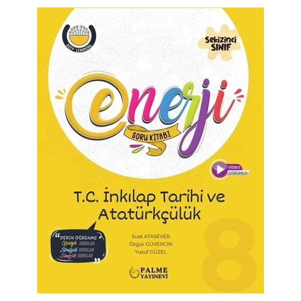 Palme Yayınevi 8. Sınıf Enerji İnkılap Tarihi ve Atatürkçülük Soru Kitabı - Görsel 5