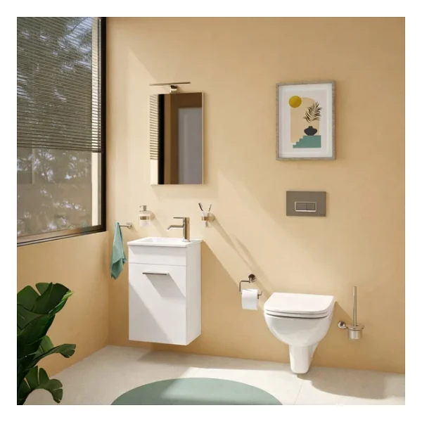 VitrA Mia 7460L003-0029 40 cm Etajerli Lavabo - Görsel 6