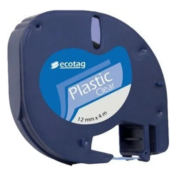 Dymo Letratag Etiket Yazıcı ve Ecotag Muadil Plastik Yedek Şerit Etiket 10'lu - Şeffaf - Görsel 8