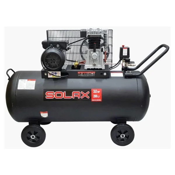 Solax Bal-0.25/8-200 Tekerlekli 200 lt Hava Kompresörü - Görsel 3