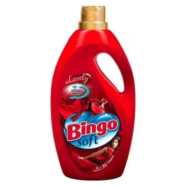 Bingo Soft Lovely Yumuşatıcı 30 Yıkama 3 lt - Görsel 3