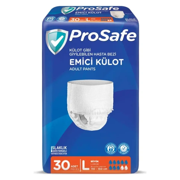 Prosafe Emici Külot Büyük Boy L 30'lu Hasta Bezi - Görsel 2