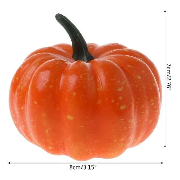 Nettenevime Yapay Sebze Kabak Bal Kabağı Turuncu 8Cm 1Adet - Görsel 3