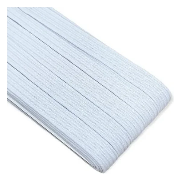 Benim Marifetlerim - Beyaz Yassı Don Lastiği 1 cm 10 Metre - Görsel 3