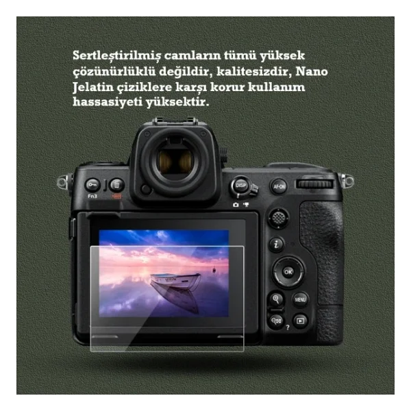 Canon Eos M50 Mark Iı Uyumlu 3 Adet Fotograf Makinesi Icin Lcd Ekran Koruyucu Nano Jelatin - Görsel 2