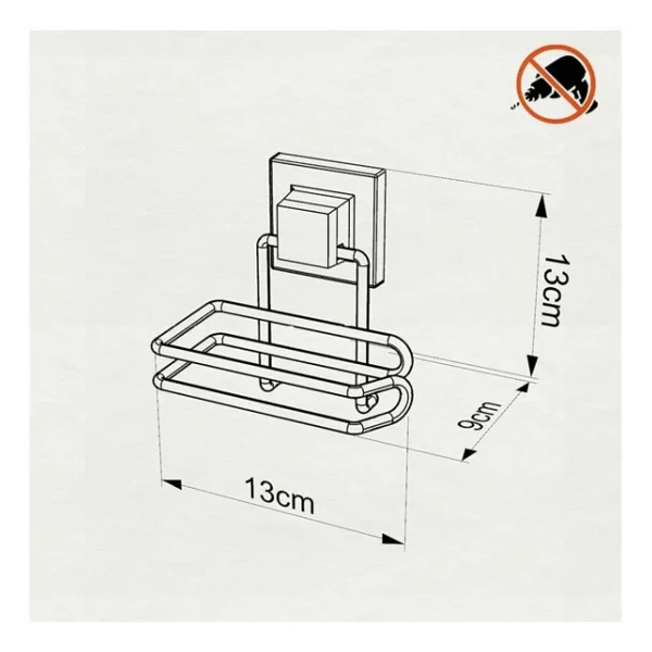 Tekno Tel EF-271 Yapışkanlı Tuvalet Wc Kağıtlık - Görsel 2