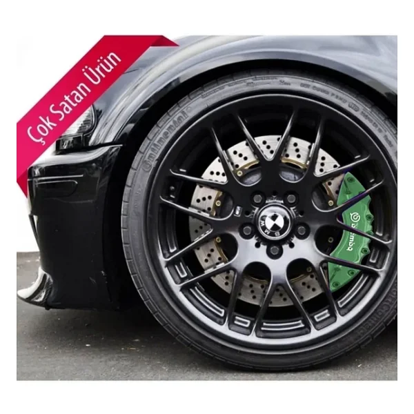 Iveco Eurobus Uyumlu Brembo Yeşil Kaliper Kapağı 4 Parça Ön Arka Set - Görsel 2