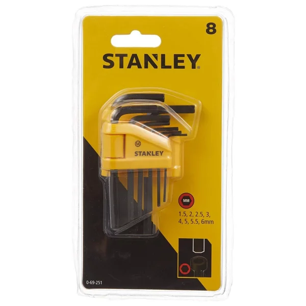 Stanley ST069251 8 Parça Alyan Anahtar Takımı - Görsel 4