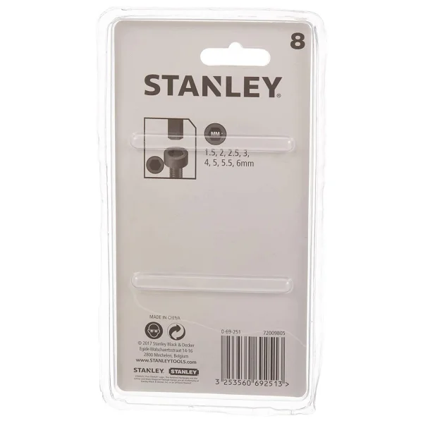 Stanley ST069251 8 Parça Alyan Anahtar Takımı - Görsel 7