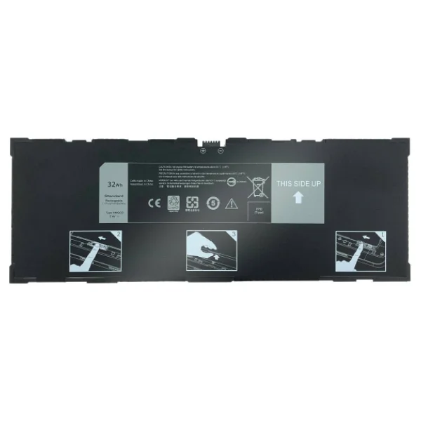 RETRO Dell Venue 11 Pro (5130), 9MGCD Tablet Notebook Bataryası - Görsel 2