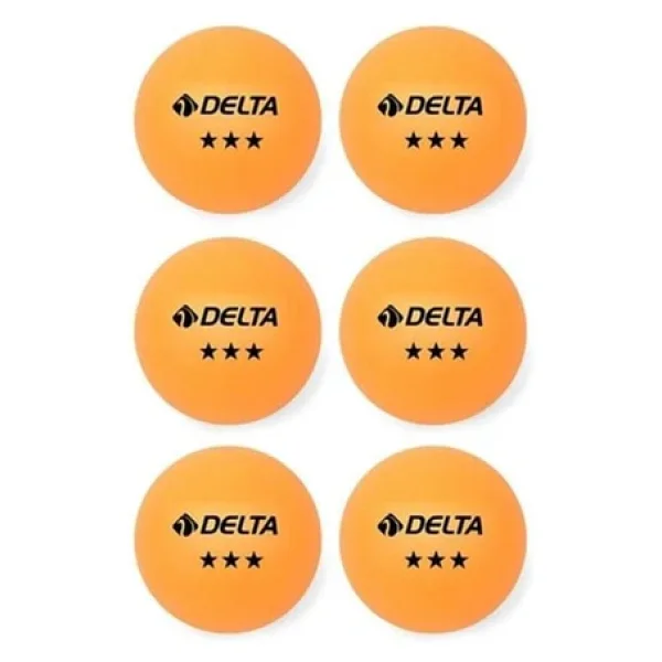 Delta Pinpon Topu 6 Adet Turuncu Cpt 294 / Masa Tenisi Topu - Görsel 7