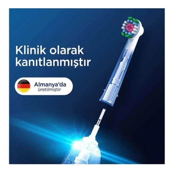 Oral-B Pro 3D White X-Filament 4'lü Diş Fırçası Başlığı - Görsel 9