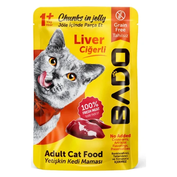 Bado Ciğerli 85 gr Yetişkin Yaş Kedi Maması - Görsel 4