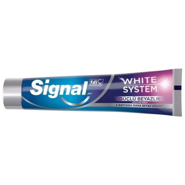 Signal White System Güçlü Beyazlık 75 ml Florürlü Diş Macunu - Görsel 6