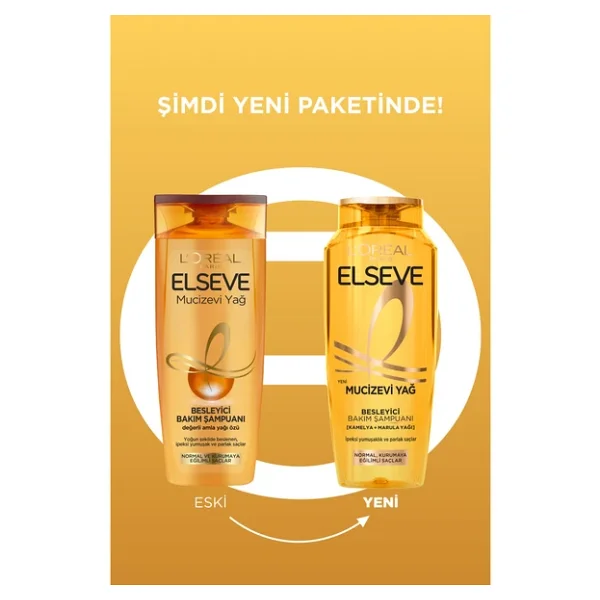 L'Oreal Paris Elseve Mucizevi Yağ Besleyici 360 ml Şampuan - Görsel 6