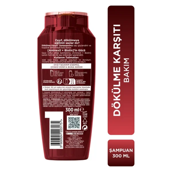 L'Oreal Paris Elseve Komple Direnç 360 ml Saç Dökülmesine Karşı Şampuan - Görsel 9