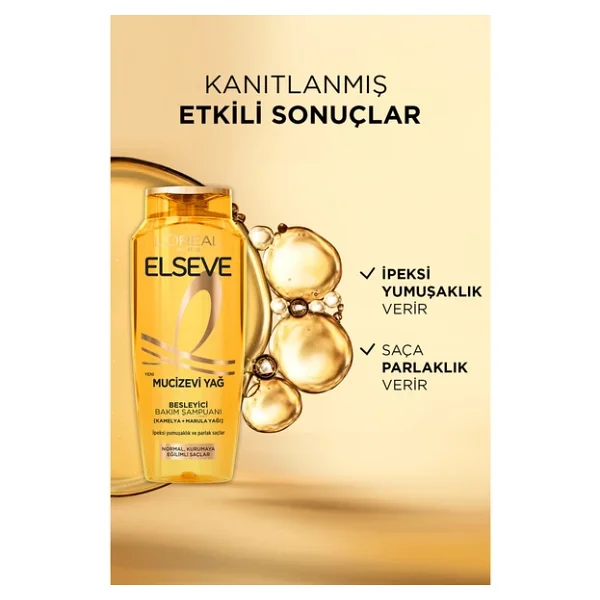 L'Oreal Paris Elseve Mucizevi Yağ Besleyici 360 ml Şampuan - Görsel 4