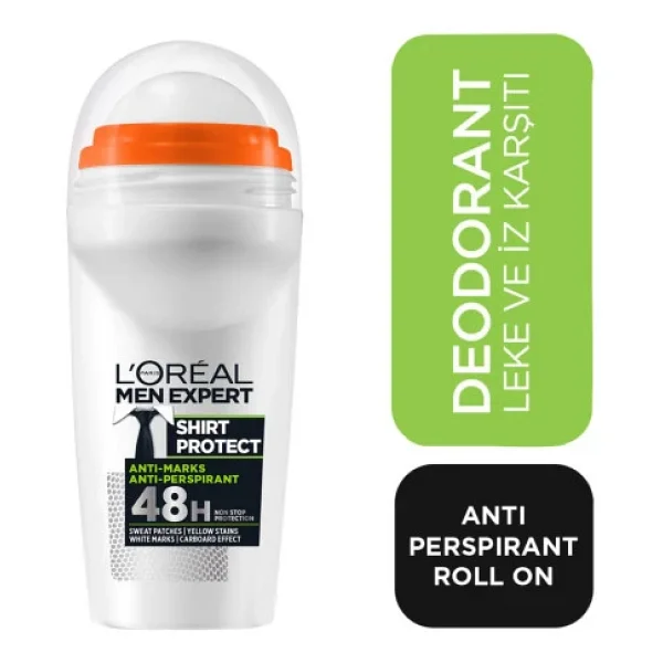 L'Oreal Paris Men Expert Shirt Protect 50 ml Erkek Roll-On - Görsel 6
