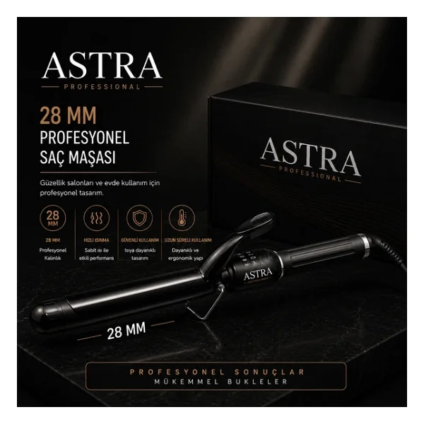 Astra F998B-28 mm Saç Maşası - Görsel 4