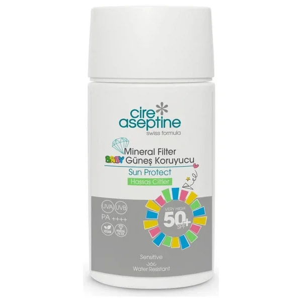 Cire Aseptine Mineral Filtreli Bebek ve Çocuk 50 ml 50 Faktör Güneş Kremi - Görsel 7