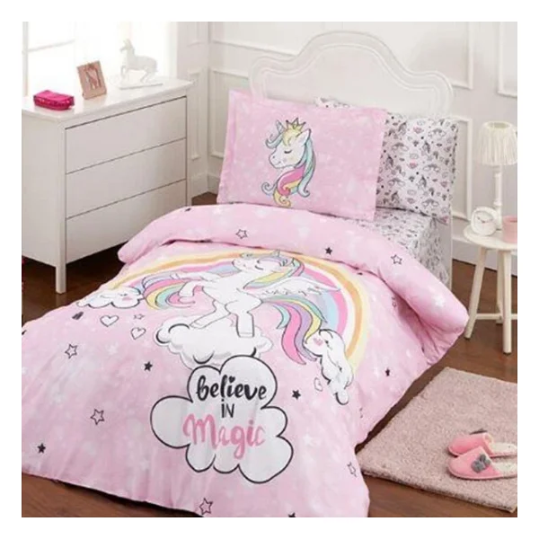 Özdilek Unicorn Kapitone Pamuk Tek Kişilik Nevresim Takımı - Görsel 3