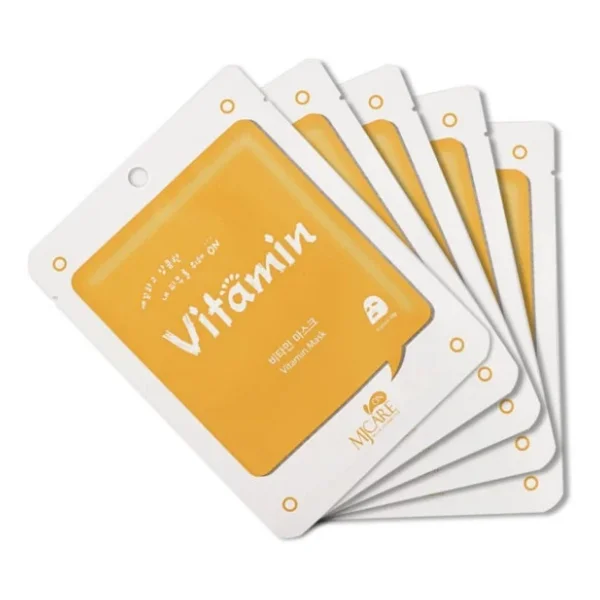 Mjcare On Vitamin Mask 5'li Vitaminli Yüz Maskesi - Görsel 3
