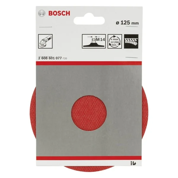 Bosch 125 mm M14 Cırtlı Zımpara Tabanı 2608601077 - Görsel 2
