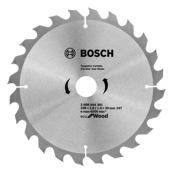Bosch Optiline Eco 2608644381 230x30 mm 24 Diş Daire Testere Bıçağı - Görsel 6