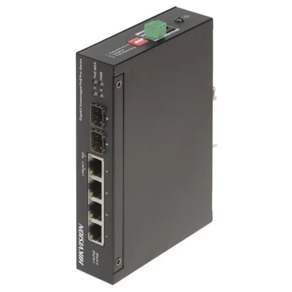 Hikvision DS-3T0506HP-E/HS(O-STD 4 Port 10/100/1000 3XGIGA PoE + 1XGIGA Hi-PoE 2 X SFP 60W Yonetılemez Switch - Görsel 6