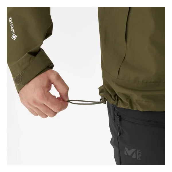 Millet Mungo II Gore-Tex Paclite MIV9336-0247 Kapüşonlu Siyah Erkek Mont - Görsel 3