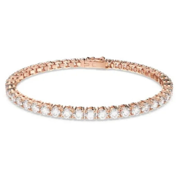 5657661 Swarovski Bilezik Re Matrix:Bracelet S White/Ros L 5657661 - Görsel 3