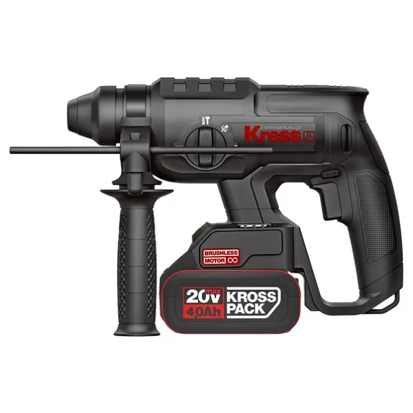 Kress KUC60.2 20 V Çift Akülü 4 Ah Pnömatik Kırıcı Delici - Görsel 9