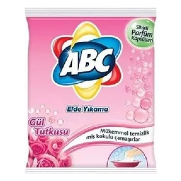 ABC Gül Tutkusu Elde Yıkama 600 gr Toz Deterjan - Görsel 3