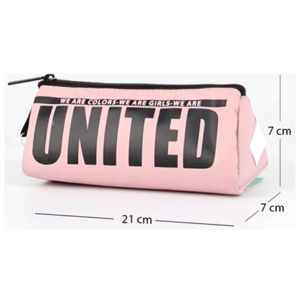 Benetton United Colors Of Benetton Kalem Çantası Tek Bölmeli Pembe Kalemlik - Görsel 3