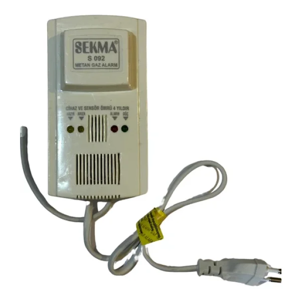 Sekma Doğal Gaz (Metan) Alarm Dedektörü S-092 - Görsel 7