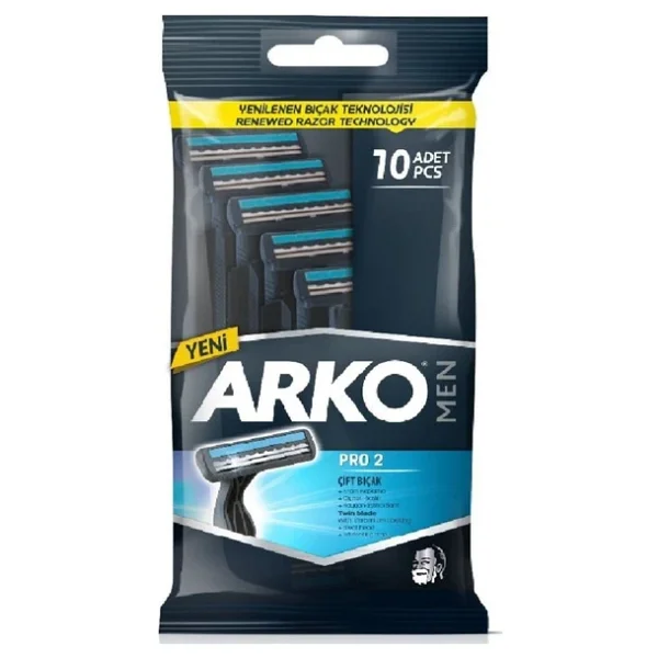 Arko Men Pro 2 Kullan At 10'lu Tıraş Bıçağı - Görsel 5
