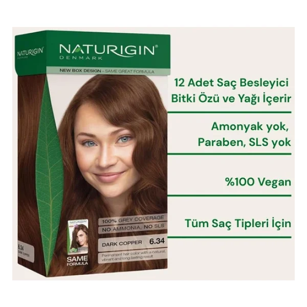 Naturigin Organik İçerikli Kumral Saç Boyası - Görsel 8