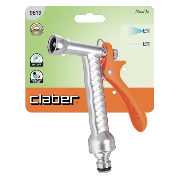 Claber 9619 2 Fonksiyonlu Metal Sulama Tabancası - Görsel 2