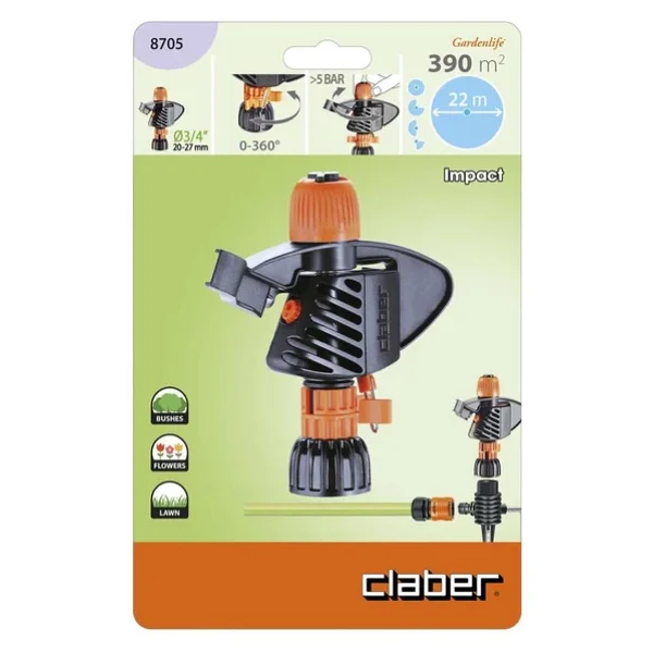Claber 8705 3/4" Pulsar Sistem Fıskiye - Görsel 2