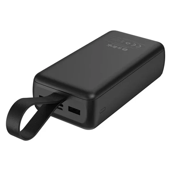 S-link G310 LED Göstergeli 30000 mAh Siyah Powerbank - Görsel 4