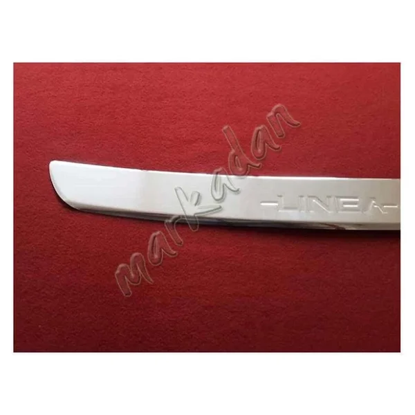 DB Chrome Fiat Linea Arka Tampon Üstü Nikelaj 2006-2018 P.Çelik - Görsel 5