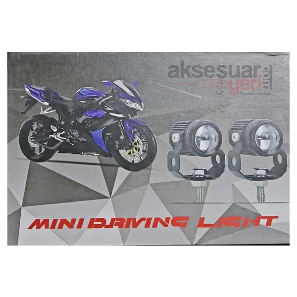 Sym Jet X 125 Motosiklet Sis Farı - Mercekli 2 Renkli Beyaz Ve Sarı Led Far - Görsel 8