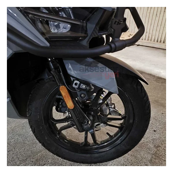 Sym Jet X 125 Motosiklet Sis Farı - Mercekli 2 Renkli Beyaz Ve Sarı Led Far - Görsel 5