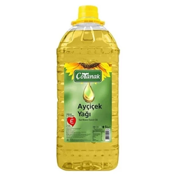 Çotanak Ayçiçek Yağı 5 lt Pet - Görsel 2