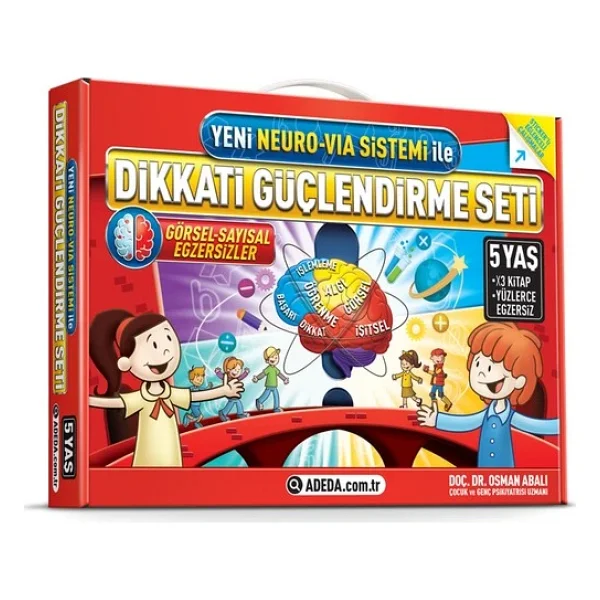 Adeda Yayıncılık Dikkati Güçlendirme Seti + Görsel Dikkat Testi (5 Yaş) - Osman Abalı - Görsel 8