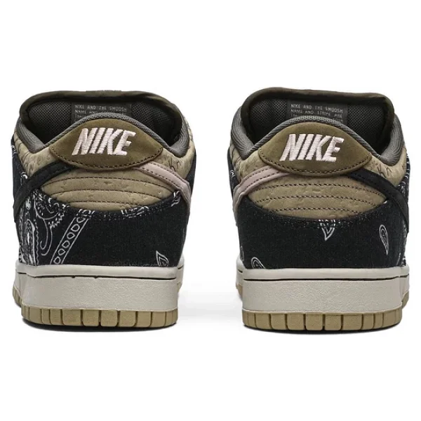 Nike Dunk Low Travis Scott Spor Ayakkabı - Görsel 4